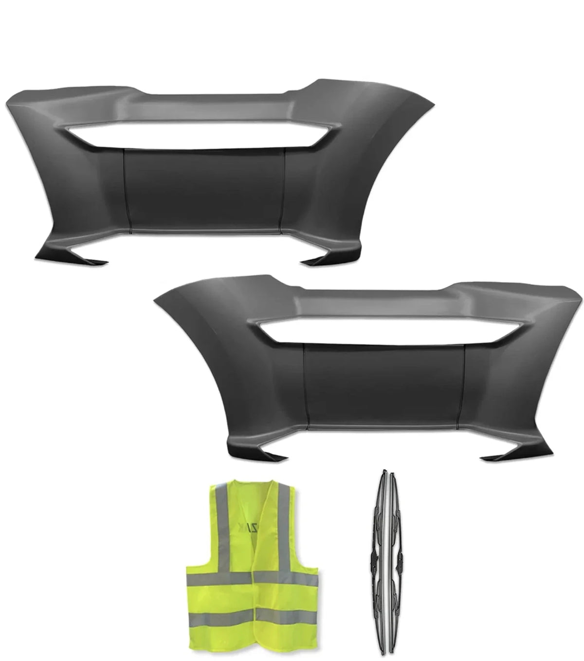 Front Step Fairing Skirt Panels with Steps Set Kenworth T680 2013-2021