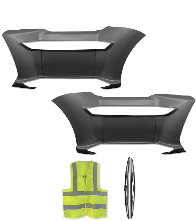 Front Step Fairing Skirt Panels with Steps Set Kenworth T680 2013-2021