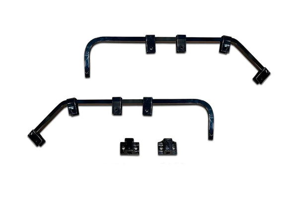 Black Angled Mud Flap Hanger Bracket with Hardwre Set