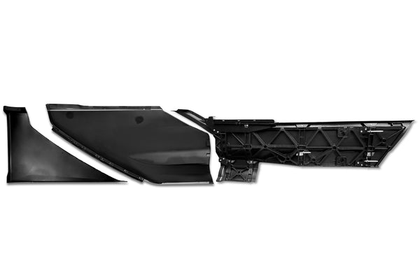 Front Step & Rear Fairing Panels Complete Set fits Left Driver Side 2022+ Kenworth T680 Next Gen