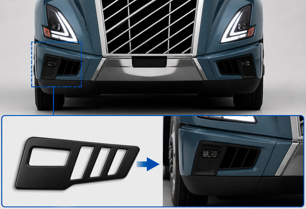 Bumper Fog Lamp Bezel Passenger 2025+ Volvo VN VNL New