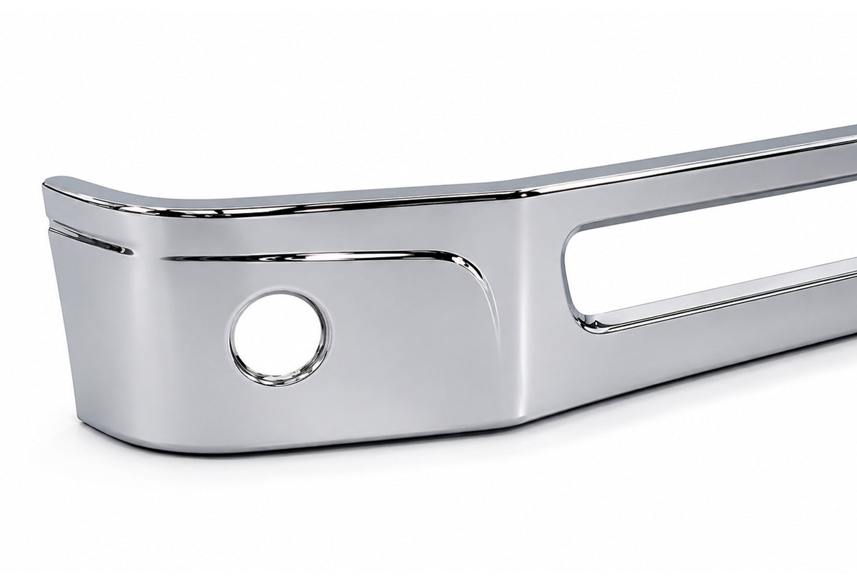 14” Front Bumper Chrome with Fog Light Holes 2021+ Kenworth T380