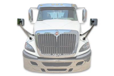 Chrome Hood Mirrors Pair International Prostar 2002-2017 - 