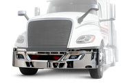 15” Chrome Front Bumper with Fog Light & Radar Holes 2017+ International LT LT625