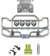 Front Grille Guard Large Chrome Kenworth T440