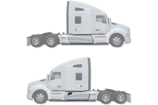 Mounting Brackets fit Fairing Skirt Panels Set 2013-2021 Kenworth T680