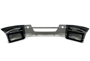 14" Front Bumper Chrome without Fog Light Holes 2018+ Freightliner Cascadia 126