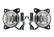 Fog Light Lamp Led Chrome Set 2013-2021 Peterbilt 579 578