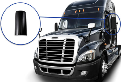 Door Mirror Cover Black Driver 2008-2016 Freightliner Cascadia 125 113