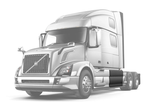 Side Fairing Central Panel Driver 53" 2004-2017 Volvo VNL