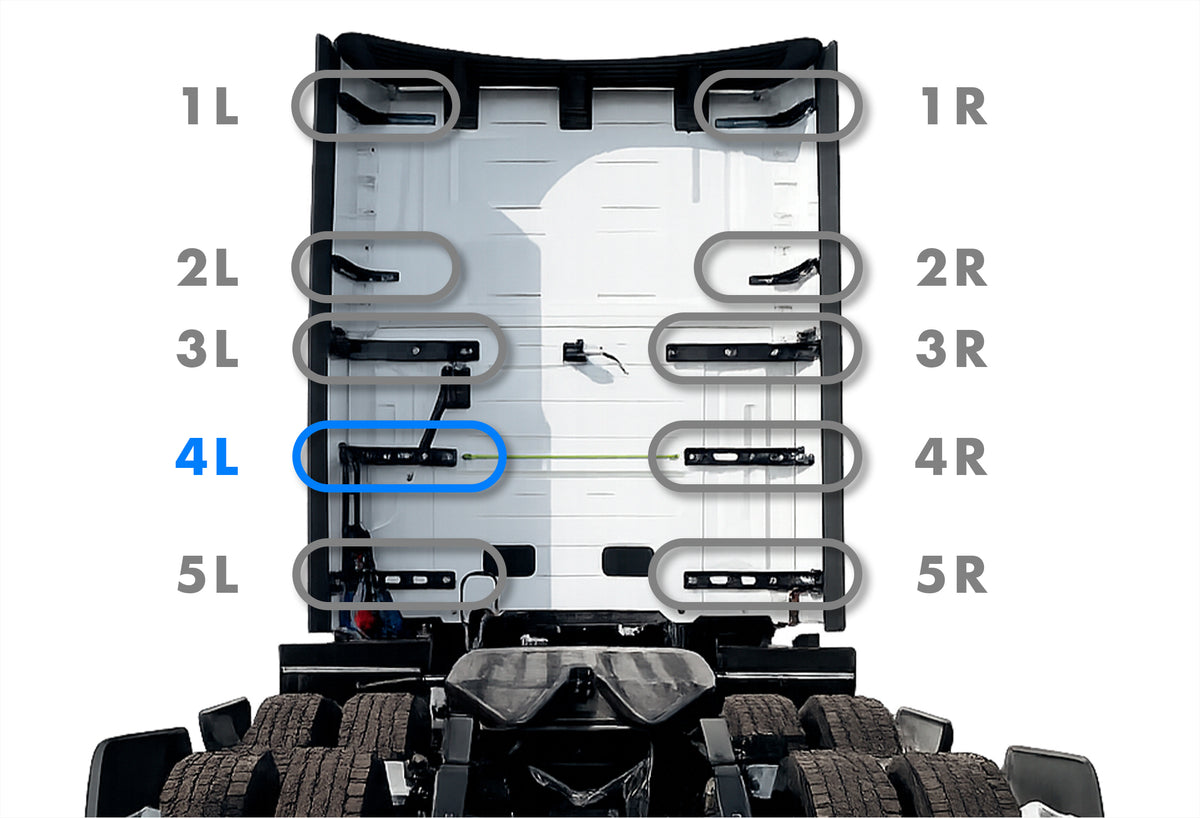 Lower Wind Cab Fairing Support Bracket 4L Driver 2025 2026 Volvo VNL New