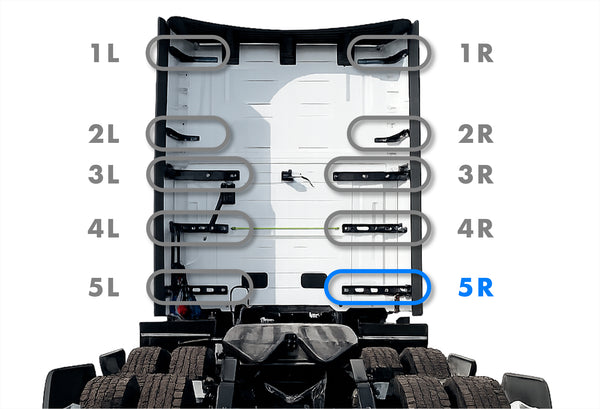 Lower Wind Cab Fairing Support Bracket 5R Passenger 2025 2026 Volvo VNL New