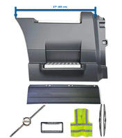 Rear Step Side Fairing Panel with Rubber Passenger 27" 2018+ Volvo VNL VNR
