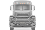 Front Grey Grille Guard Large 2004+ Mack CH Set-Back