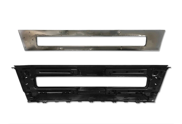 Center Middle Bumper Plastic with Chrome Trim 2016-2017 Volvo VNL
