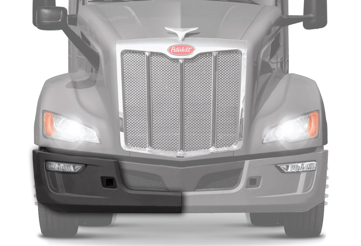 Bumper Corner with Fog Hole & Inner Reinforcement Set, Passenger 2022+ Peterbilt 579