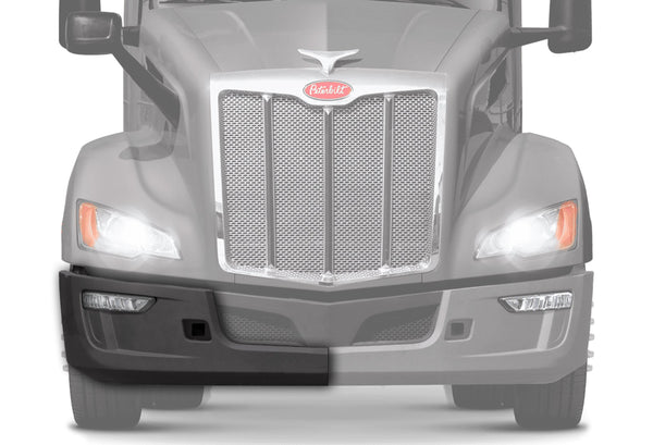 Bumper Corner with Fog Hole & Inner Reinforcement Set, Passenger 2022+ Peterbilt 579