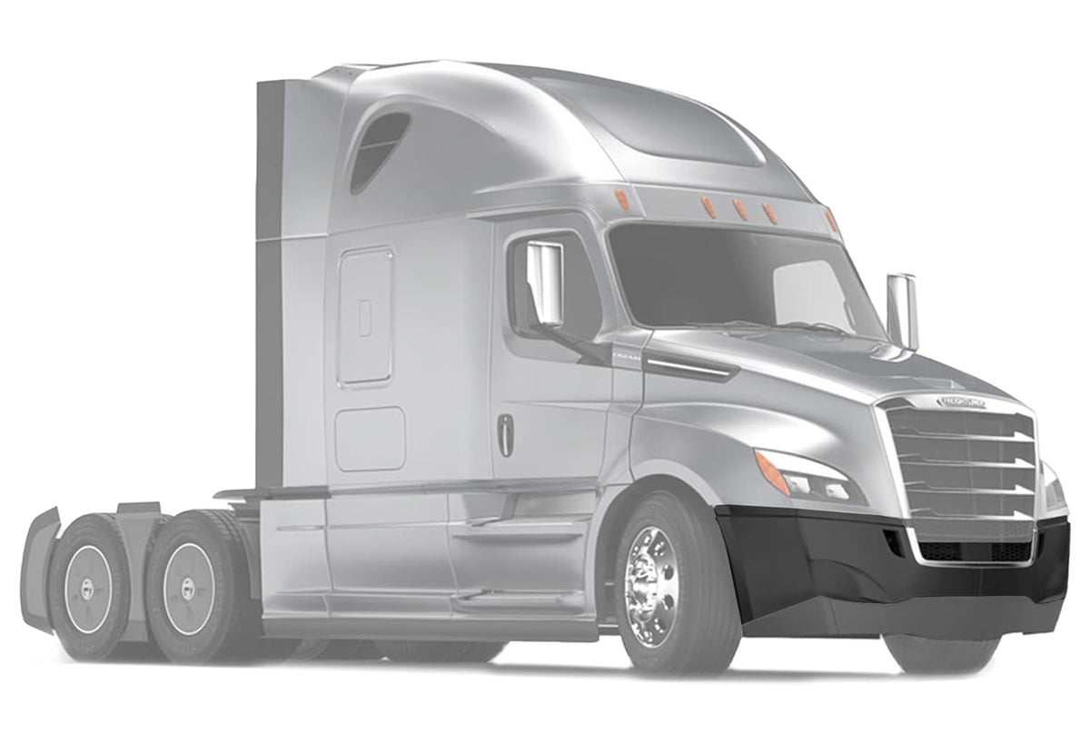 Bumper w/out Fog Lamp Holes Plastic 2018+ Freightliner Cascadia 126 116