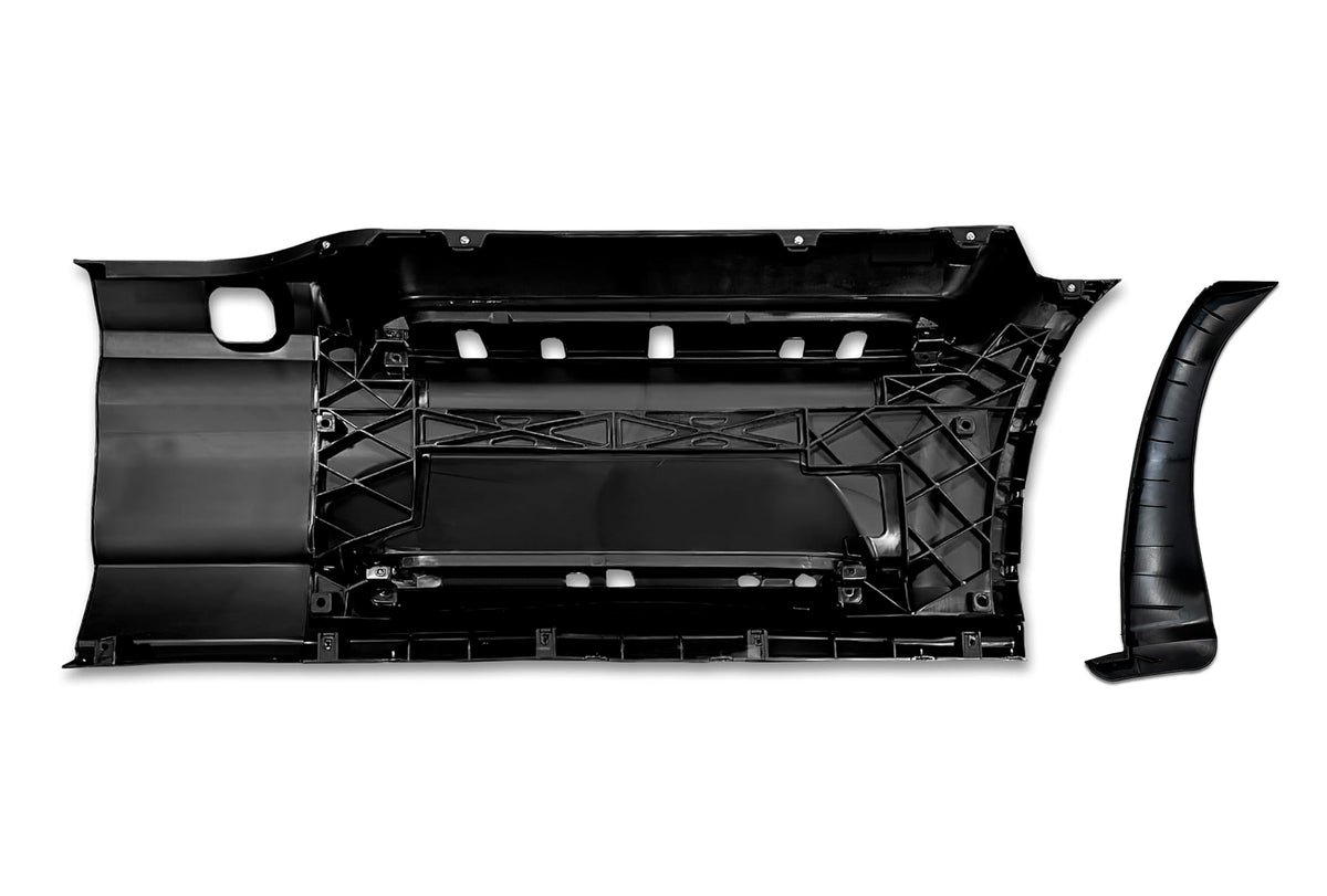 Front Step Side Panel w/Bracket, Upper & Lower Metal Steps, Extension Driver 2022+ Peterbilt 579