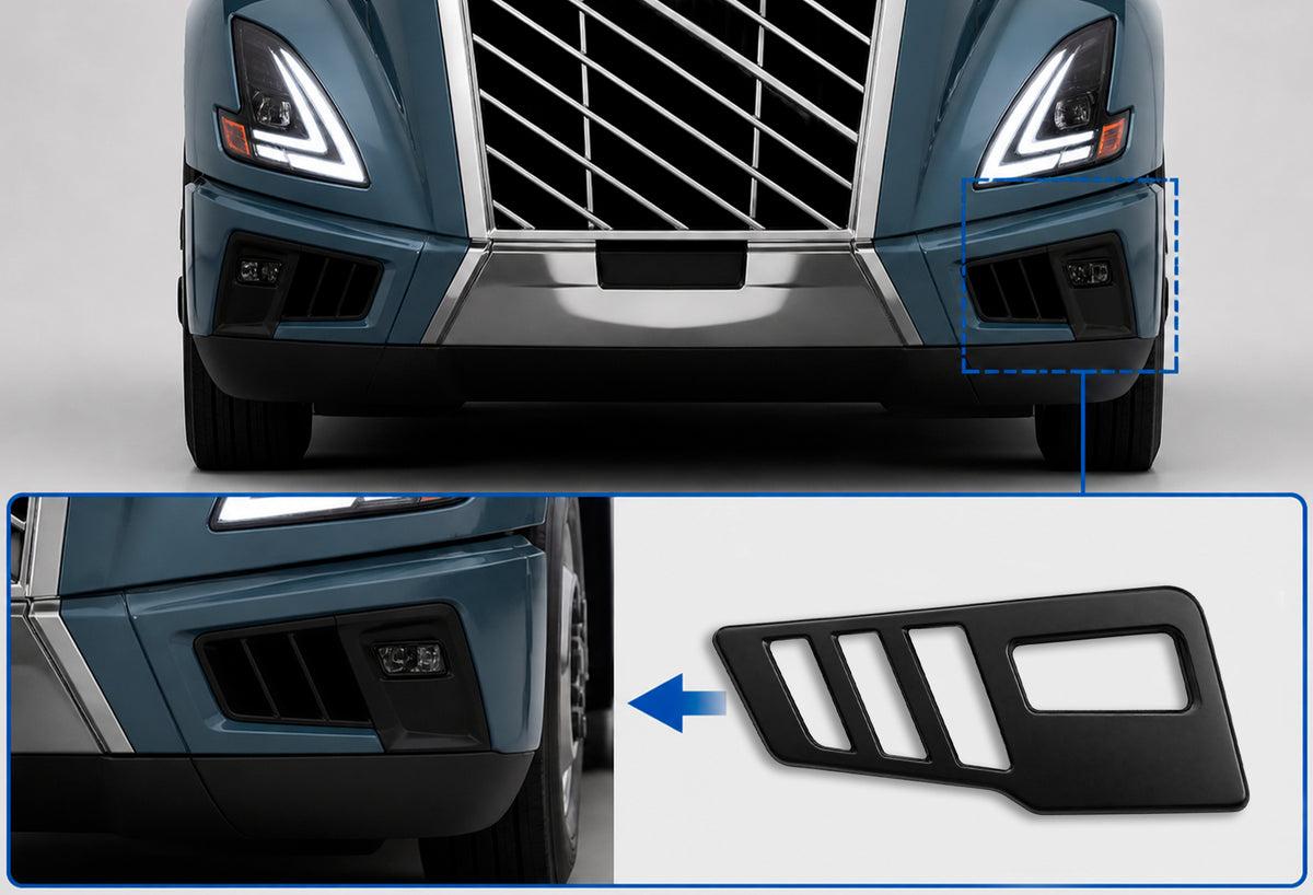 Bumper Fog Lamp Bezel Driver 2025+ Volvo VN VNL New