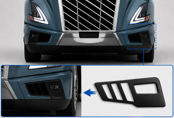 Bumper Fog Lamp Bezel Driver 2025+ Volvo VN VNL New