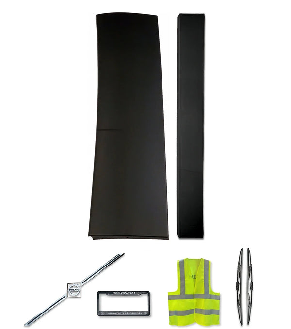Lower Behind Cab Cabin Wind Fairing with Extension Driver 2004-2017 Volvo VNL