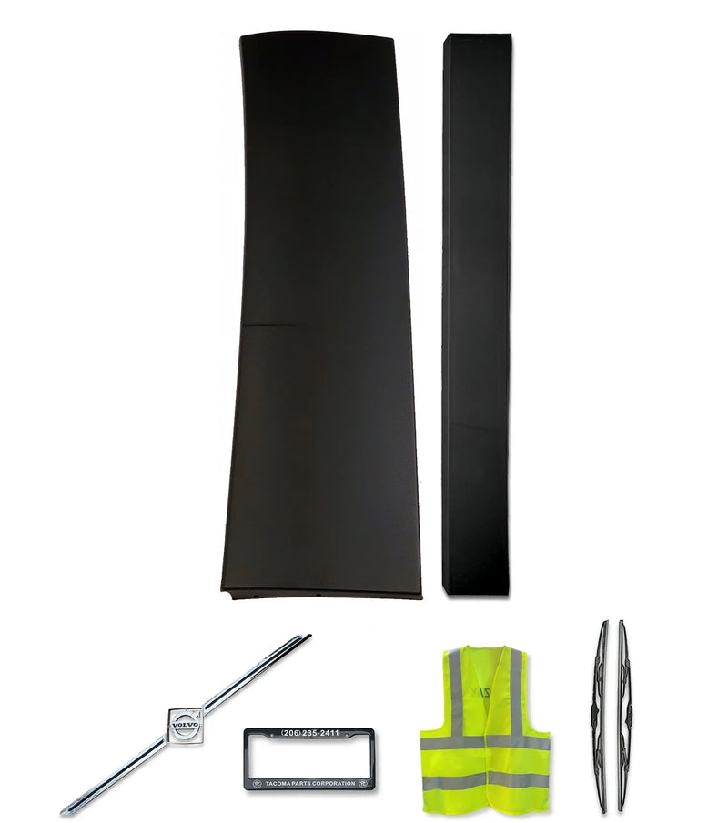 Lower Behind Cab Cabin Wind Fairing with Extension Driver 2004-2017 Volvo VNL