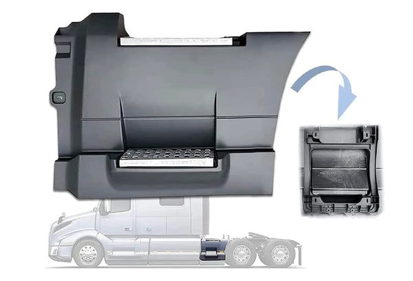 Rear Step Side Fairing Panel Driver 31" 2018+ Volvo VNL VNR