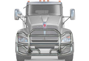 Front Grille Guard Large Chrome Kenworth T440