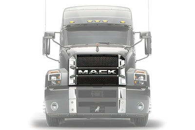 Front Grille Assembly Chrome with Logo Mack Anthem