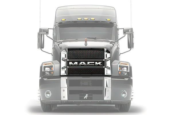 Front Grille Assembly Chrome with Logo Mack Anthem