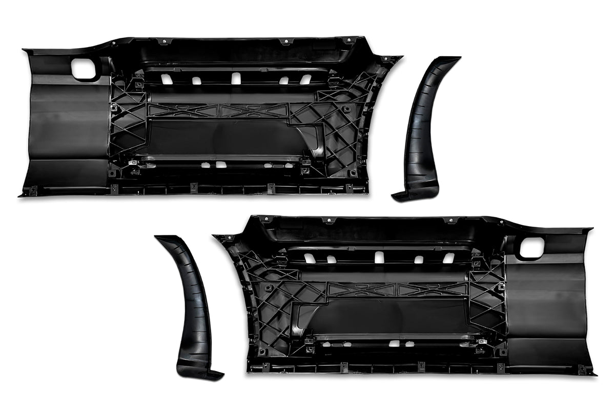 Front Step Side Panels with Brackets and Extensions Set 2022+ Peterbilt 579