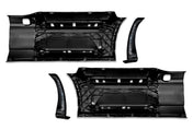 Front Step Side Panels with Brackets and Extensions Set 2022+ Peterbilt 579