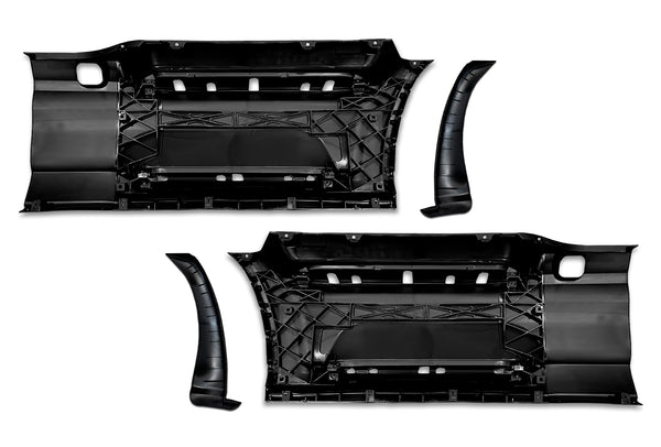 Front Step Side Panels with Brackets and Extensions Set 2022+ Peterbilt 579