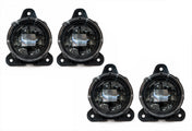 Fogs Light LED Lamp Black Housing 4 Pcs 2018-2024 Volvo VNL
