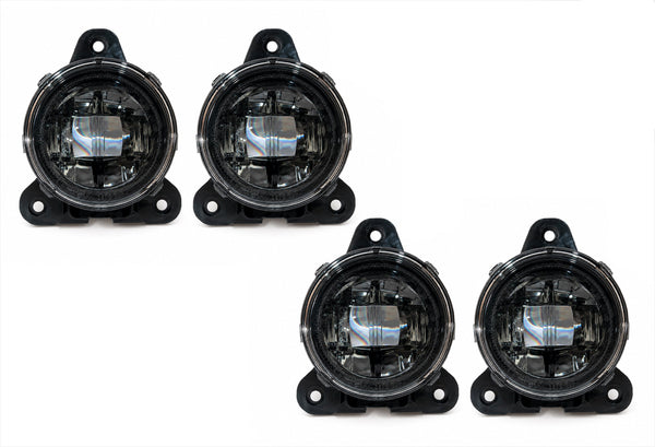Fogs Light LED Lamp Black Housing 4 Pcs 2018-2024 Volvo VNL