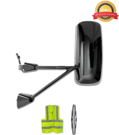 Door Mirror Black Driver 2008-2016 Kenworth T660 T600 T800