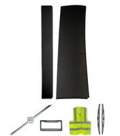 Lower Behind Cab Cabin Wind Fairing with Extension Passenger 2004-2017 Volvo VNL