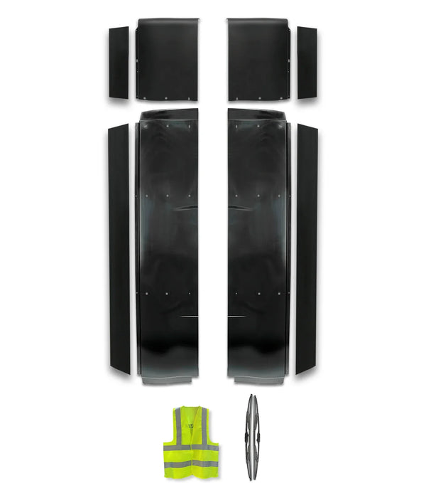 Top & Lower Wind Fairing Cab with Extenders Full Set International LT625