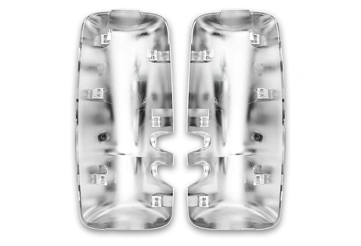 Door Mirror Covers Chrome Set 2022+ Kenworth T680 New Gen