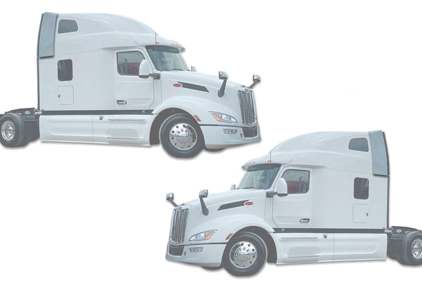 Cabin Upper Sleeper Fairing Extenders Set 2022+ Peterbilt 579