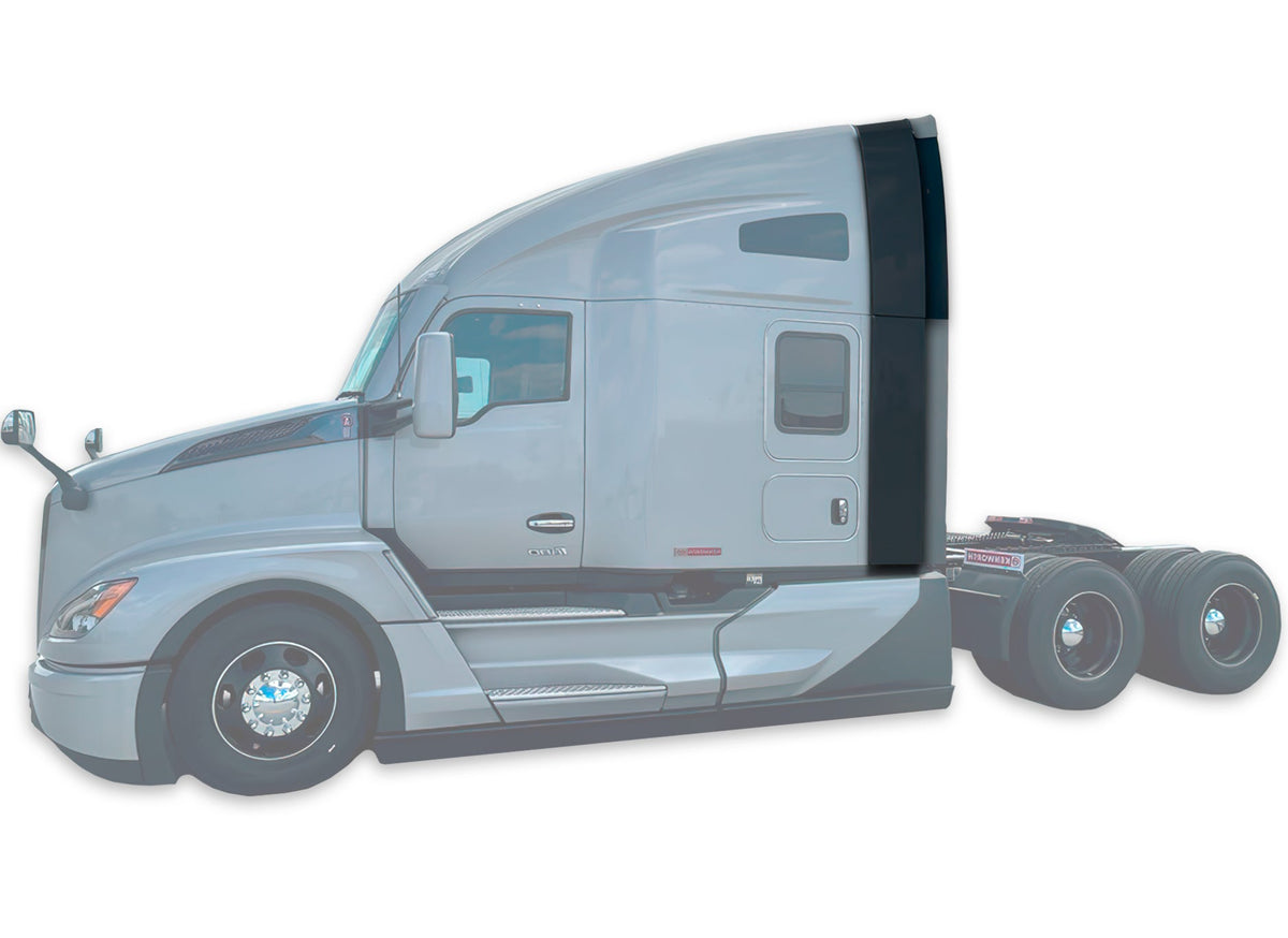 Cabin Lower and Upper Sleeper Fairings w/ Upper Extension Driver 2022+ Kenworth T680 Next Gen