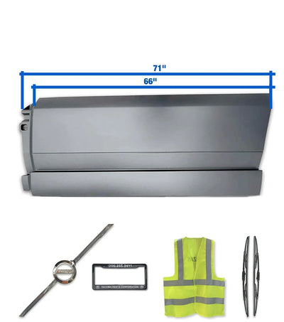 Side Middle Fairing Panel 71" Driver 2018+ Volvo VNL