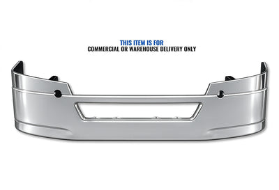 14" Front Bumper Chrome without Fog Light Holes 2018+ Freightliner Cascadia 126