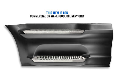 Front Step Side Panel w/Bracket, Upper & Lower Metal Steps Driver 2022+ Peterbilt 579
