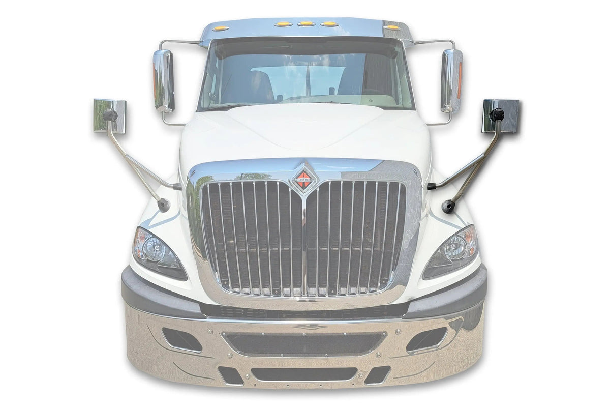 Chrome Hood Mirror Left Side International Prostar 2002-2017 - 