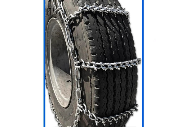 Studded Tire Chains 7mm Link R22.5, 295/75R22.5 2 Pcs