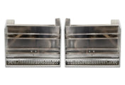 Aluminum Tool Boxes Step 2 pcs with Brackets Right & Left Side for Peterbilt 377 - 