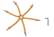 Studded Tire Chains 7mm Link R22.5, 295/75R22.5 4 Pcs