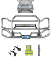Front Grille Guard Large Chrome Kenworth T700